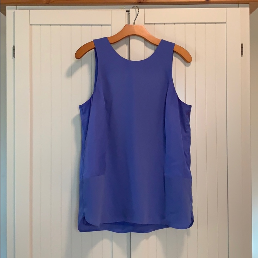 Banana Republic  Silkly Color Block Top
